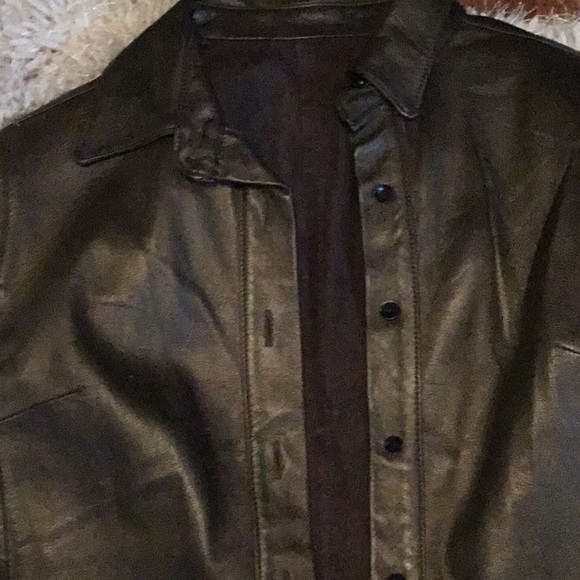 Italian leather top - Picture 2 of 2